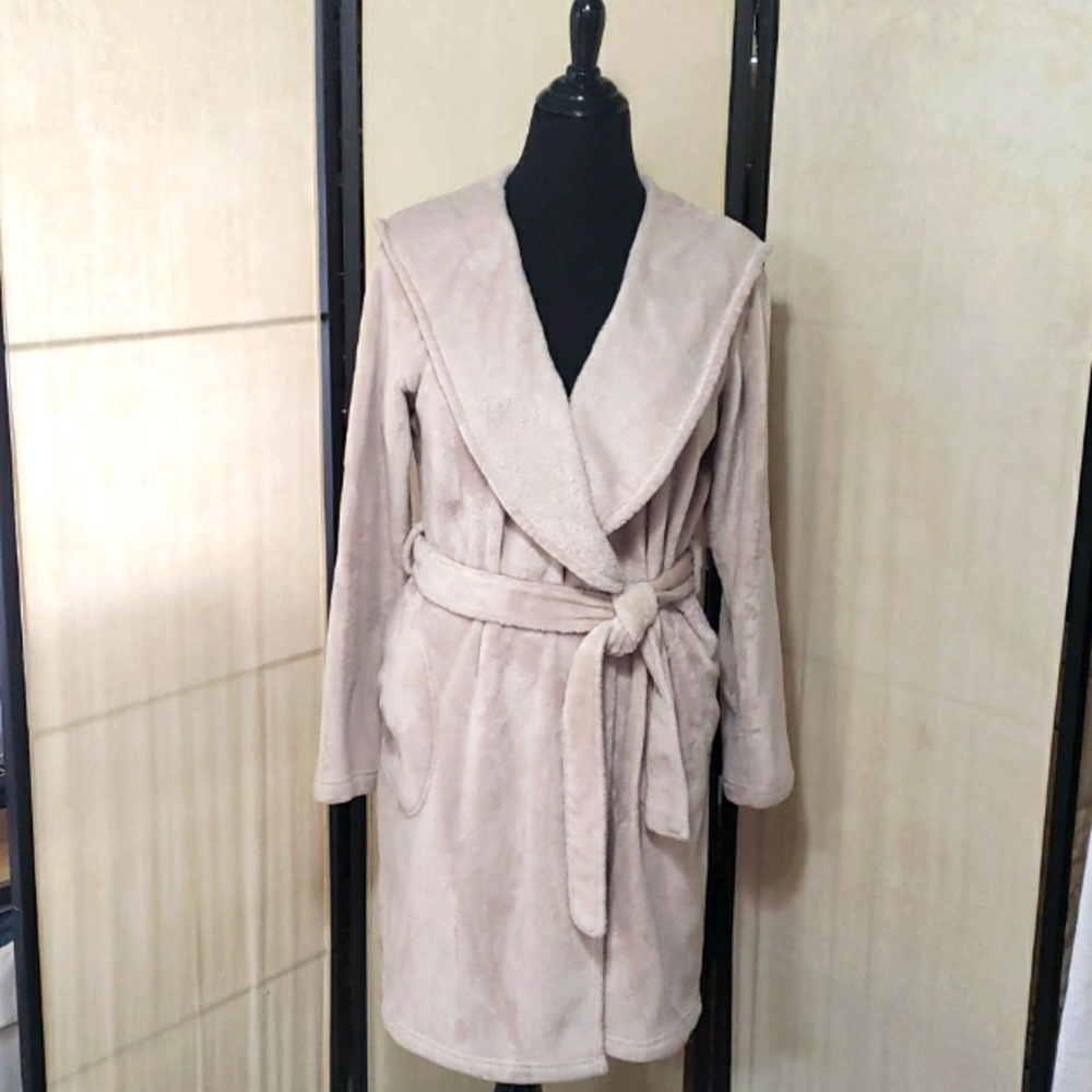 UGG HOODED ROBE L